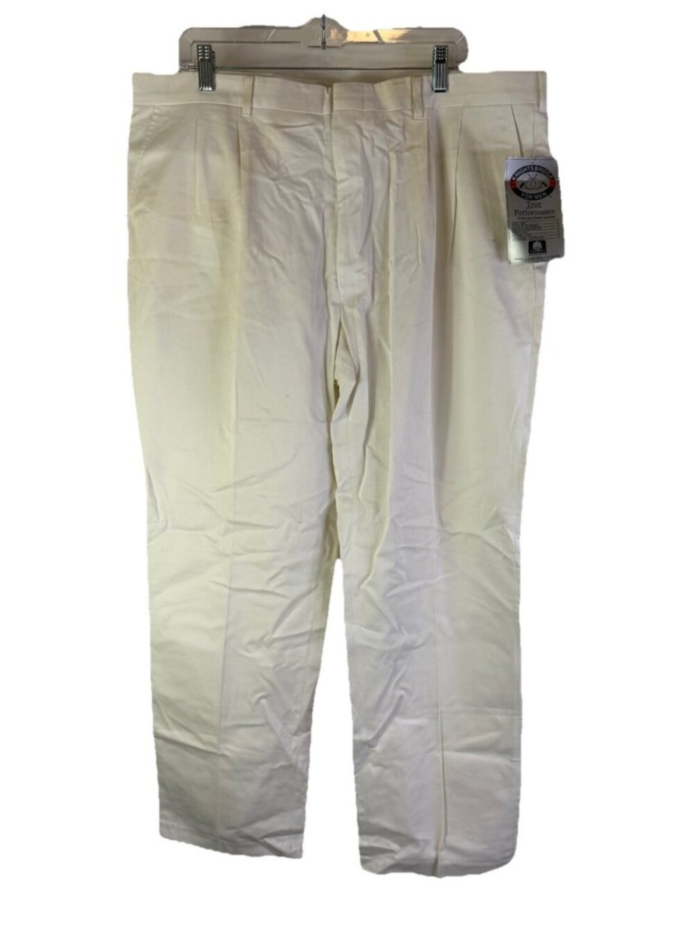 Deadstock VTG 80s Rockabilly Preppy Pleated Pants Chinos USA Mens 40x32